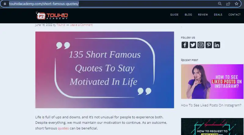 Use Website Link