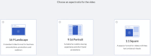 Pictory Article to video aspect ratio